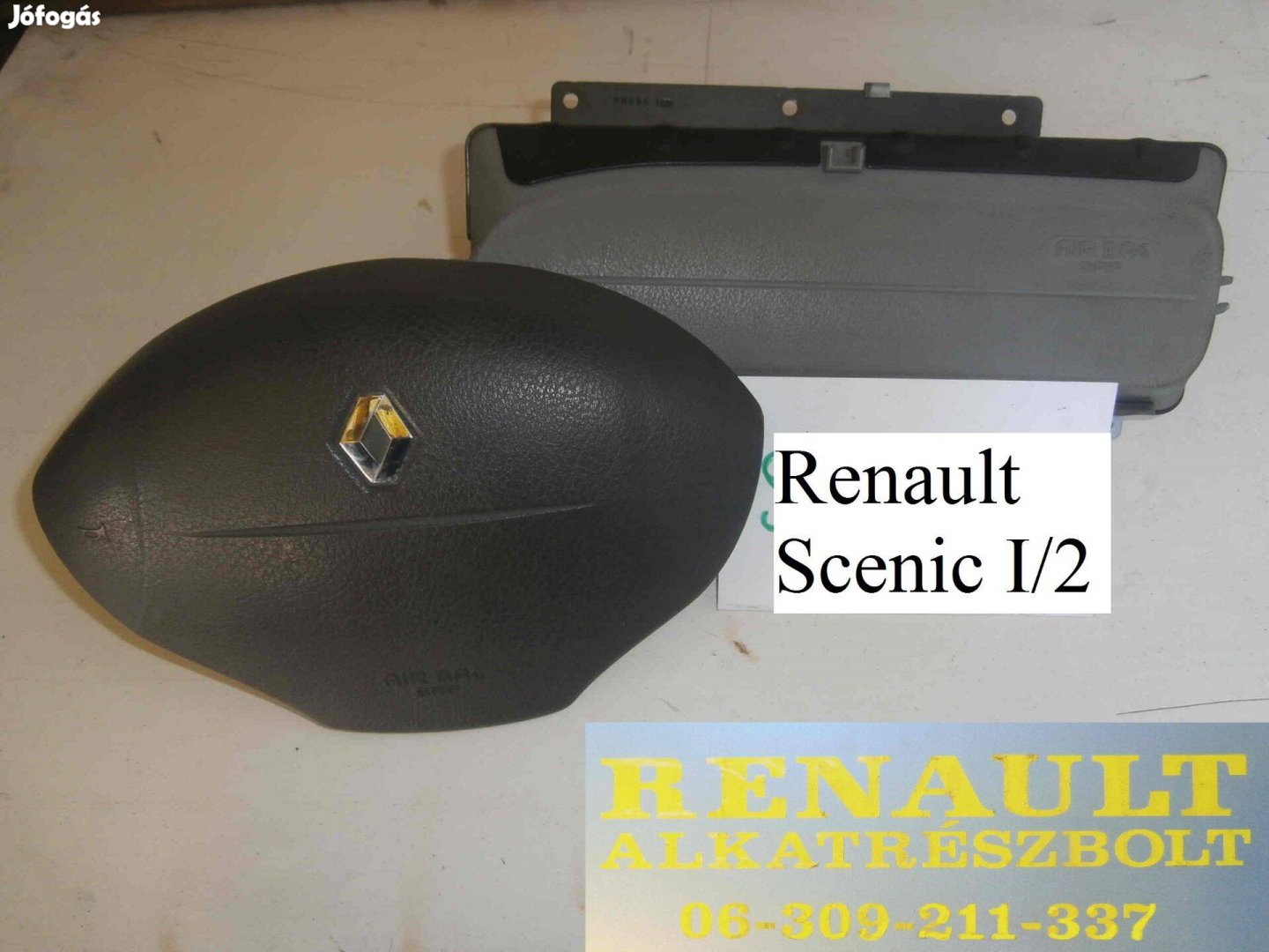 Renault Scenic légzsák szett