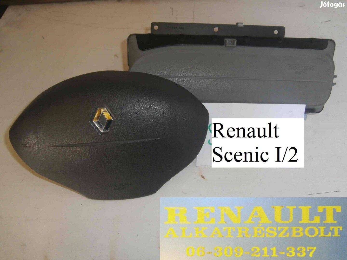 Renault Scenic légzsák szett