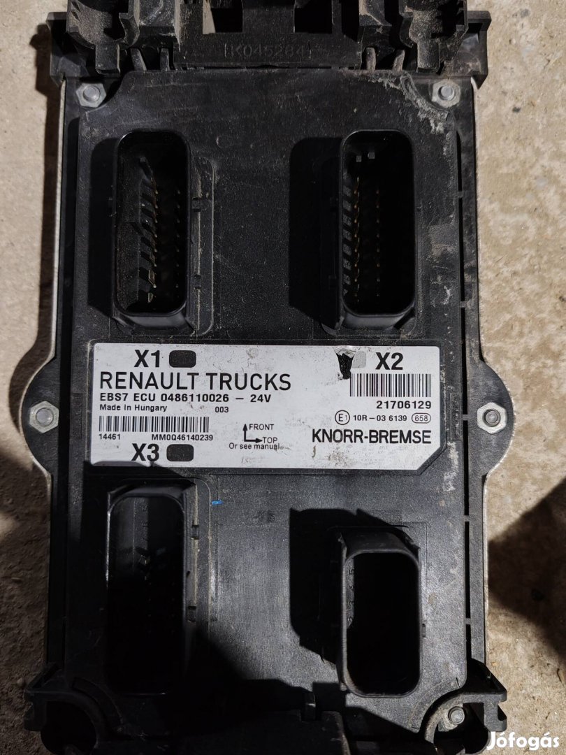 Renault T fékvezérlő 21706129