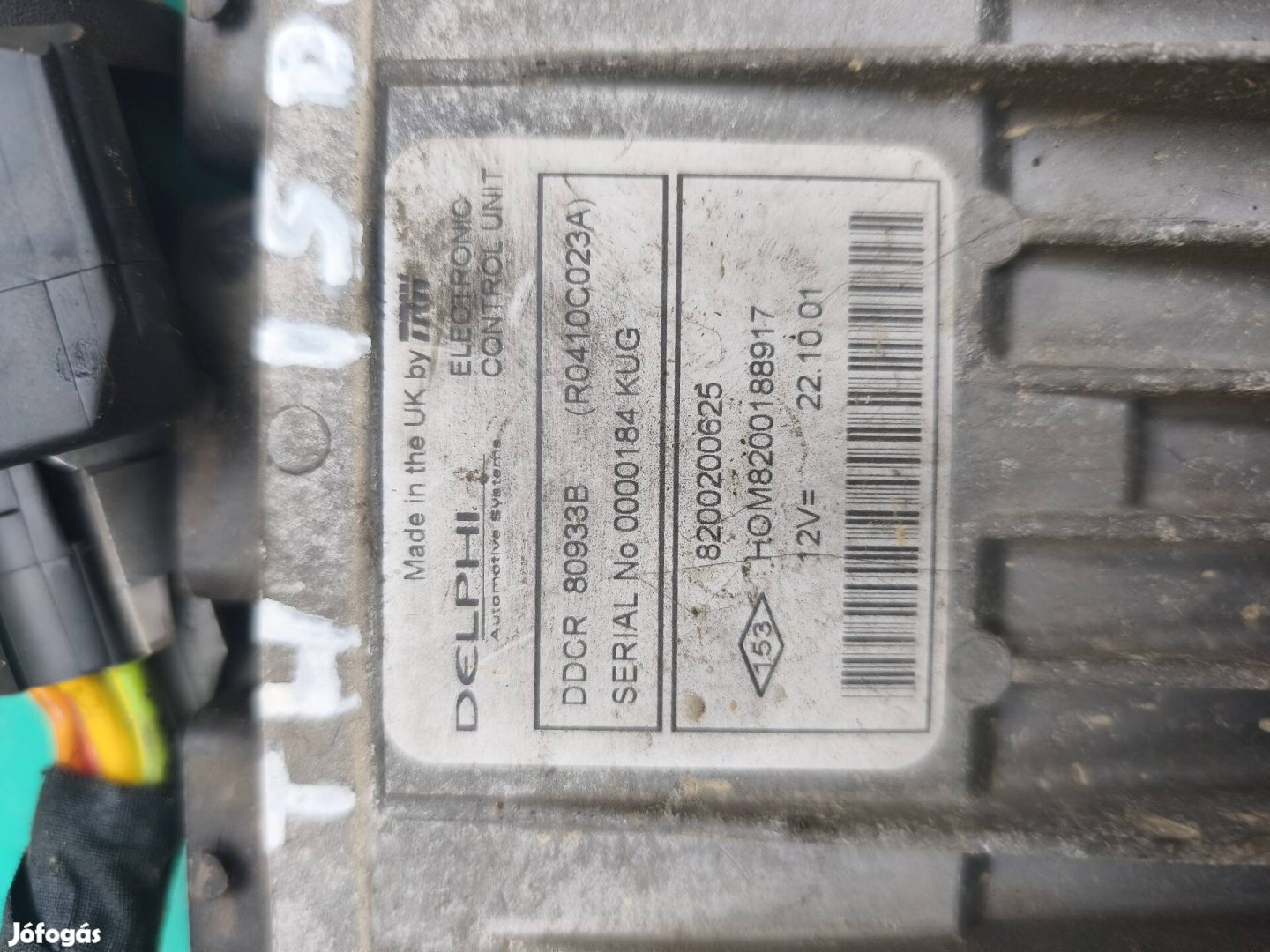 Renault Thalia 1.5 DCI motorvezérlő elektronika  