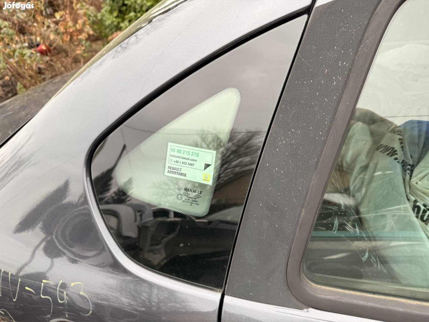 Renault Thalia I 1.2 16 V jobb hátsó fix üveg 