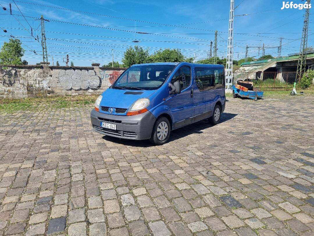 Renault Trafic 9 fős, 1.9dci, megkímélt állapotban eladó