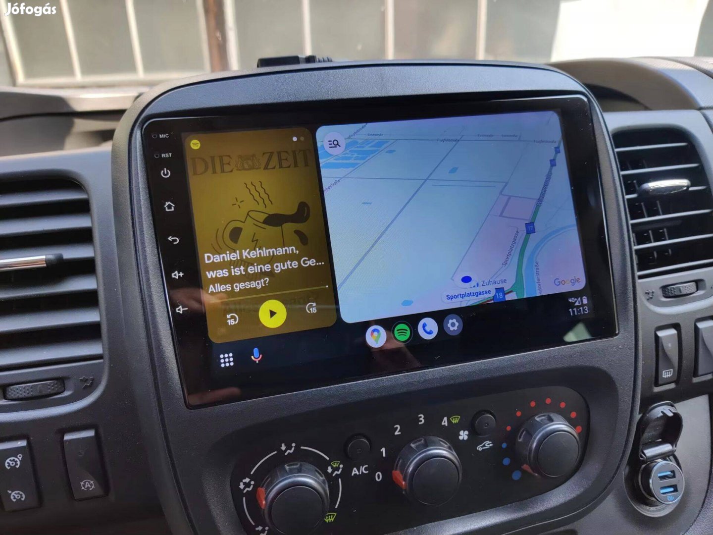 Renault Trafic Rádió Android Kijelző Multimédia Navigáció Carplay Hifi