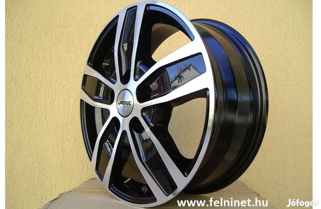 Renault Trafic fekete-polír alufelni 5X114,3 új Autec Quantro 16 col