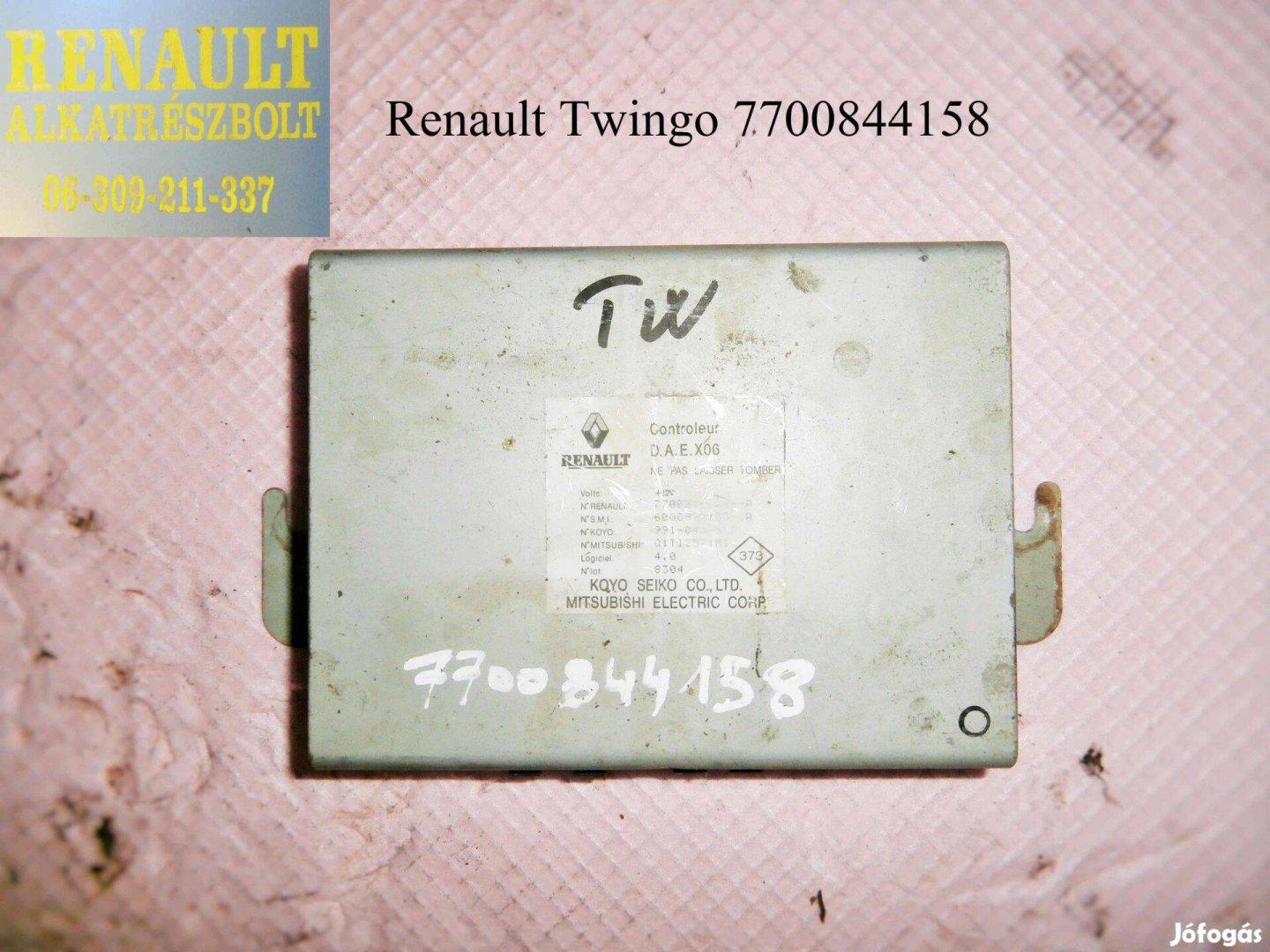 Renault Twingo 7700844158 kormányszervó vezérlő