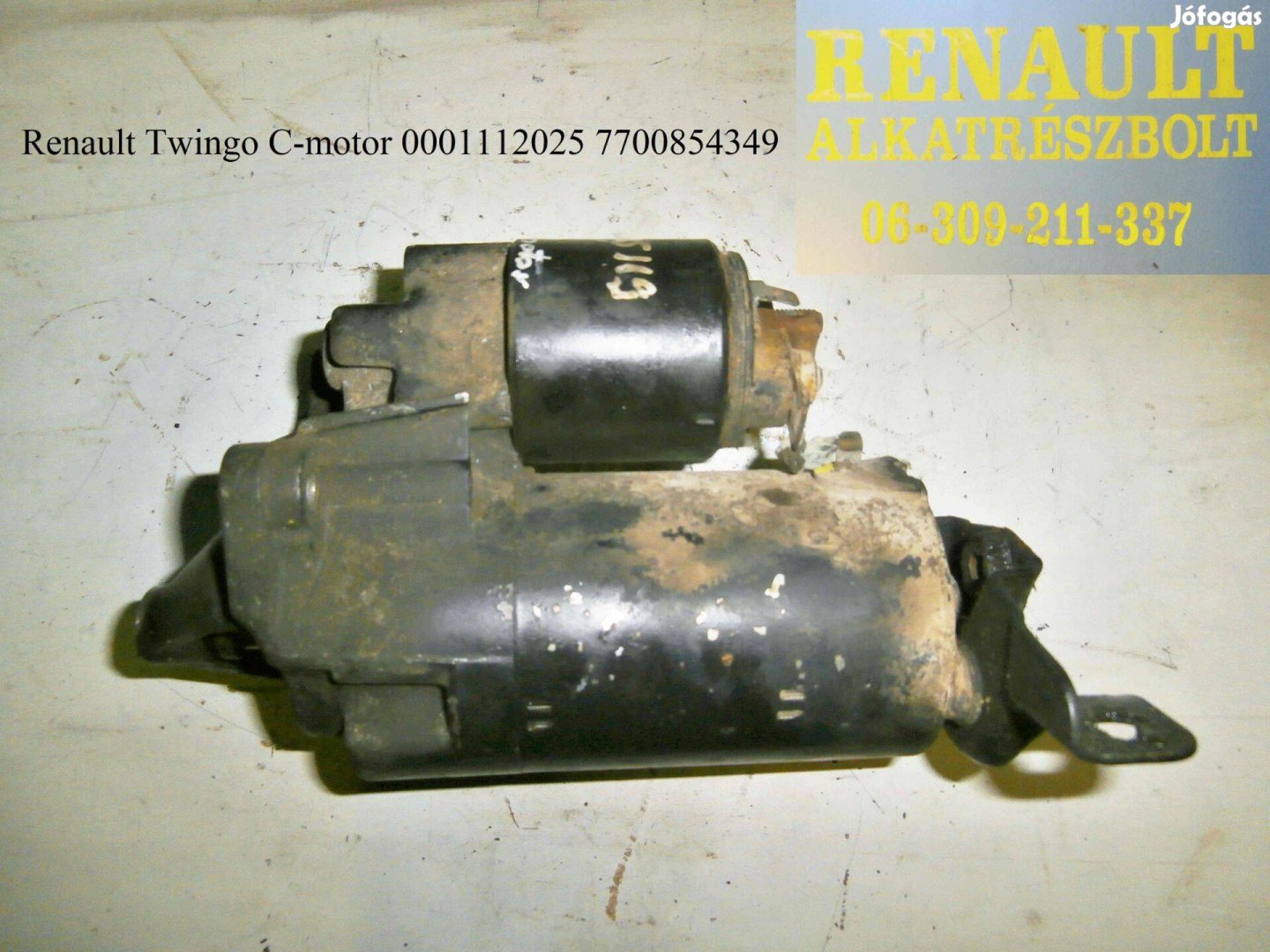 Renault Twingo C-motor 0001112025 7700854349 önindító motor