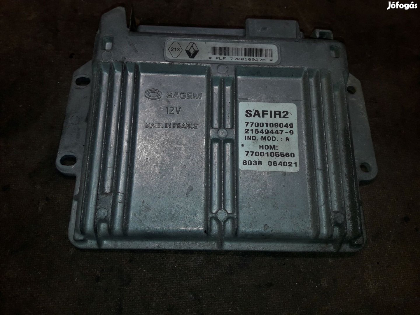 Renault Twingo Motorvezérlő ECU