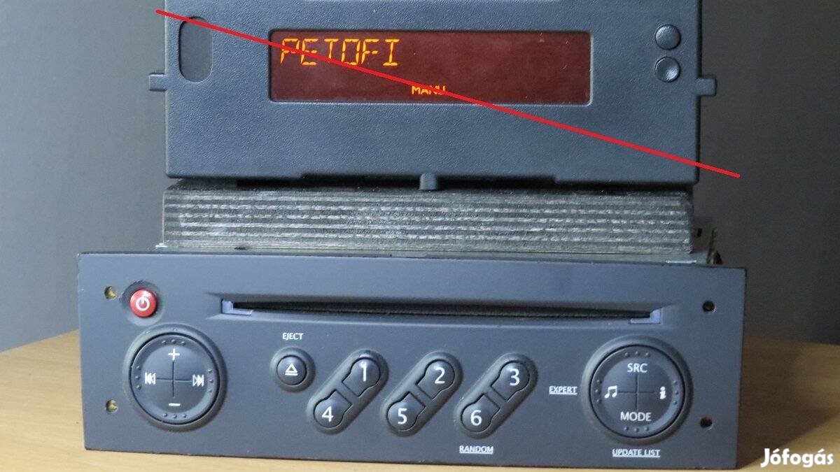 Renault Update List cd gyári rádió autórádió fejegység