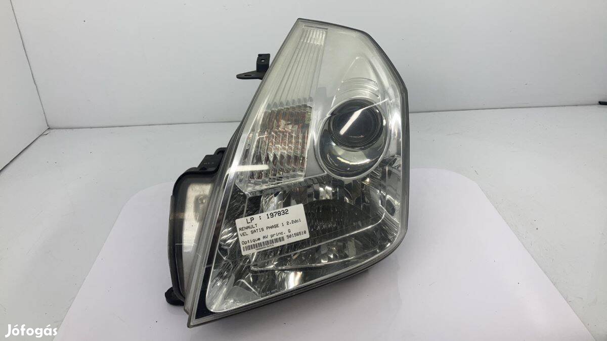 Renault Vel Satis bal első fényszóró lámpa
