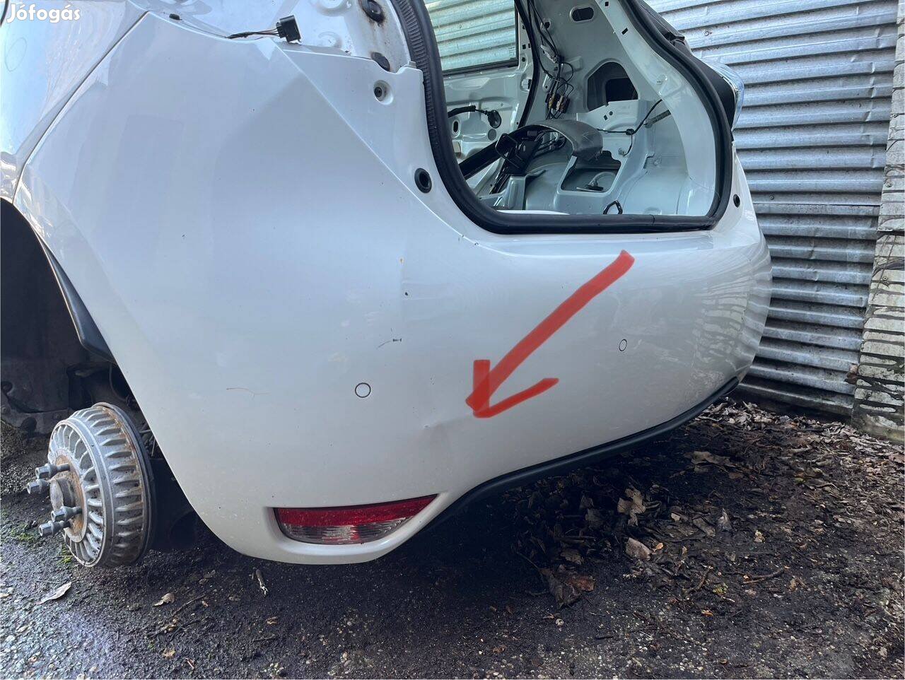 Renault Zoe hatsó lökharítóhej alsó diffuzorral