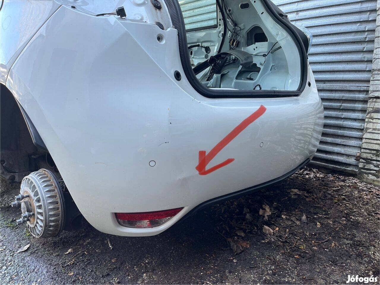 Renault Zoe hatsó lökhárítóhéj alsó diffuzorral