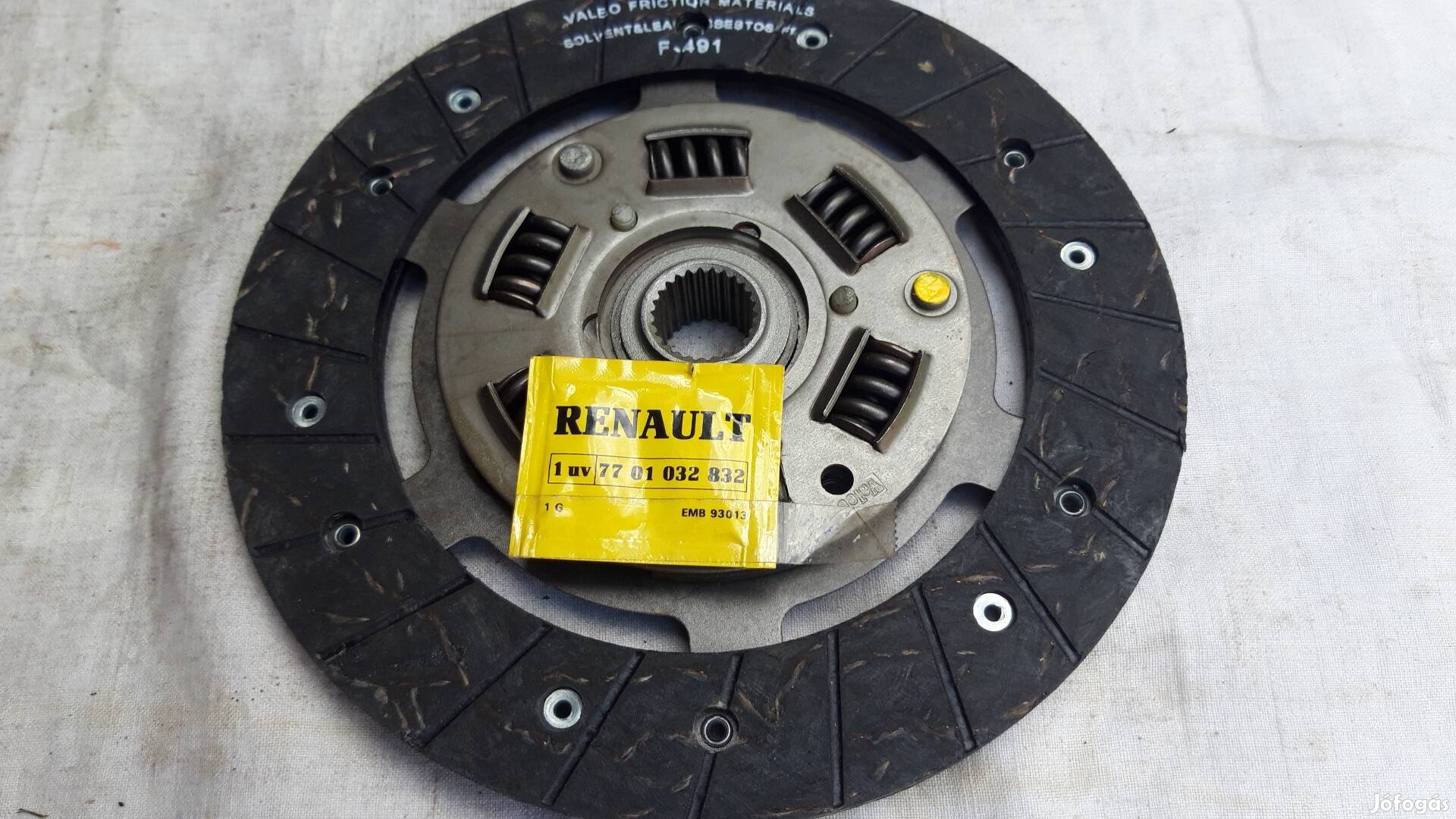 Renault  kuplung tárcsa R9,R11,R18,R21,Clio, Megane hoz új 1999ig 