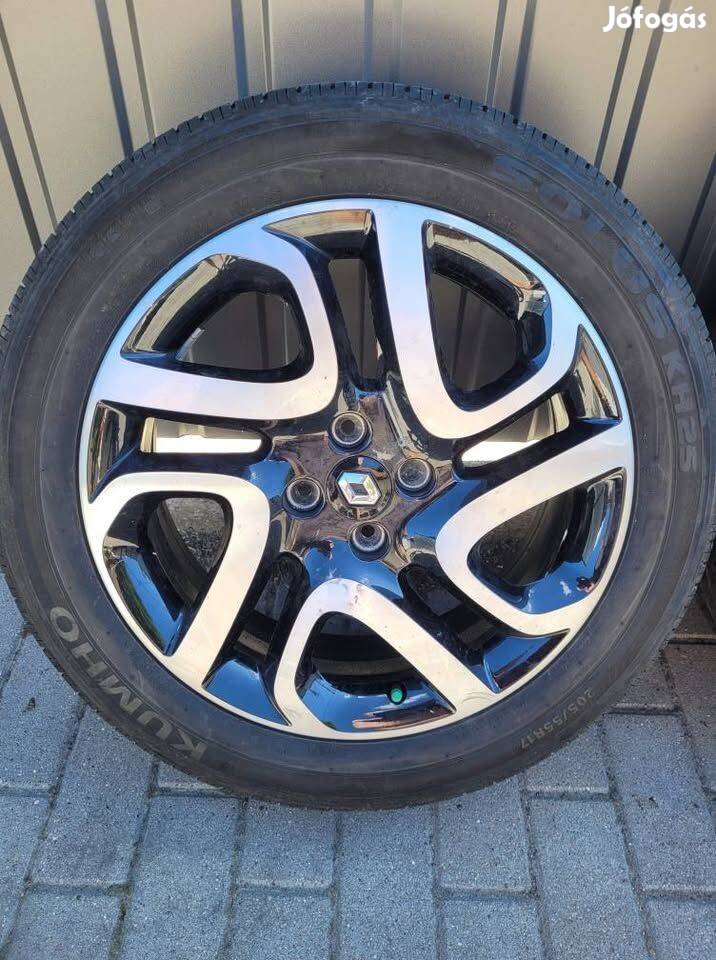 Renault captur 17" 4x100 et 40 alufelni 205/55 nyárigumival