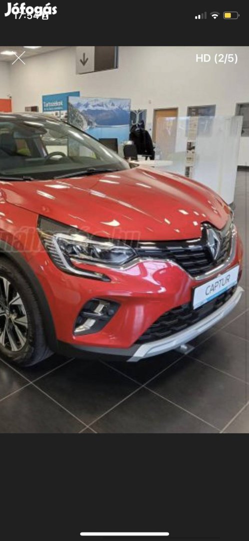 Renault captur II gépháztető motorháztető 