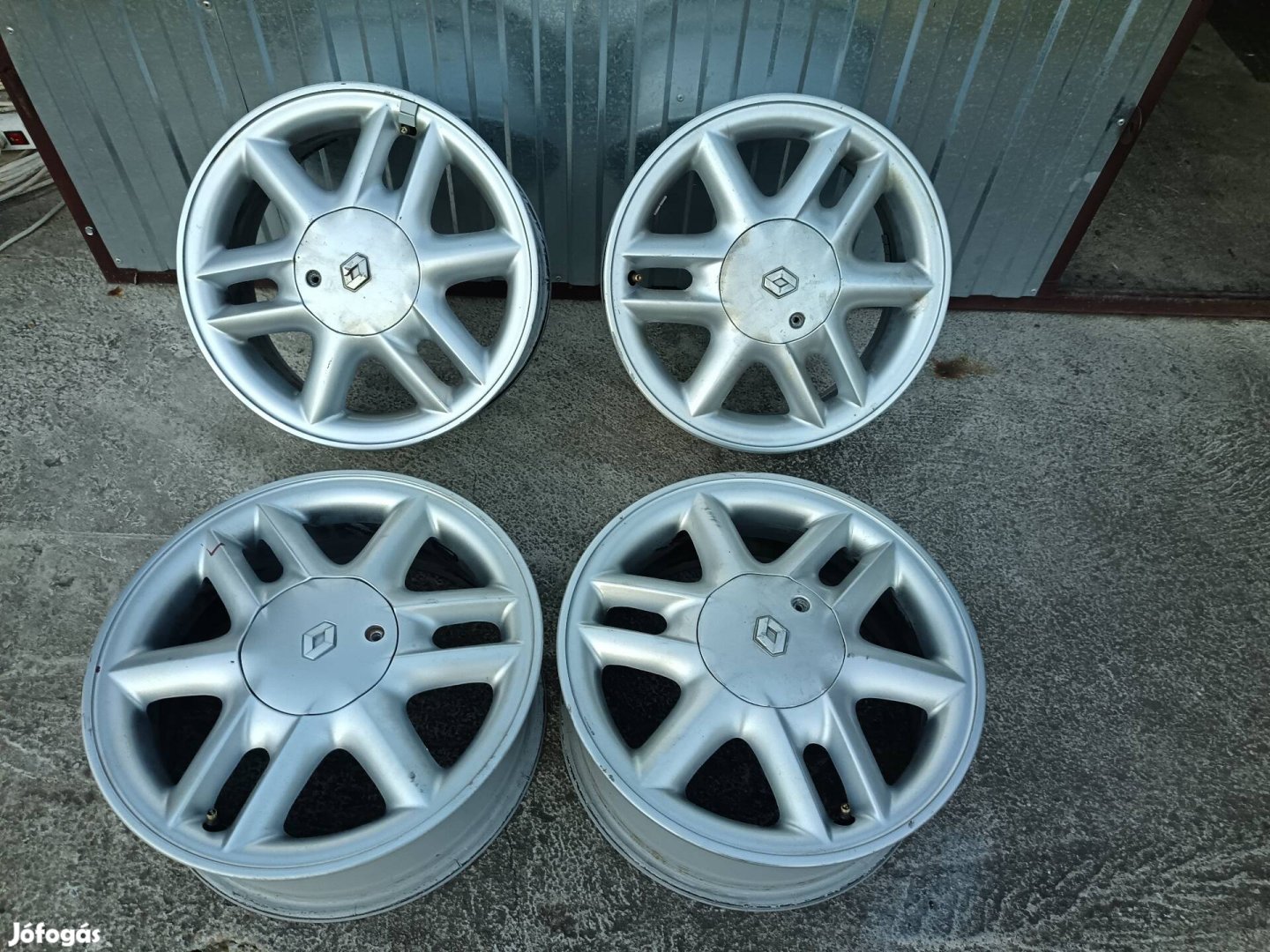 Renault clio 4x100 15 col alufelni szett 
