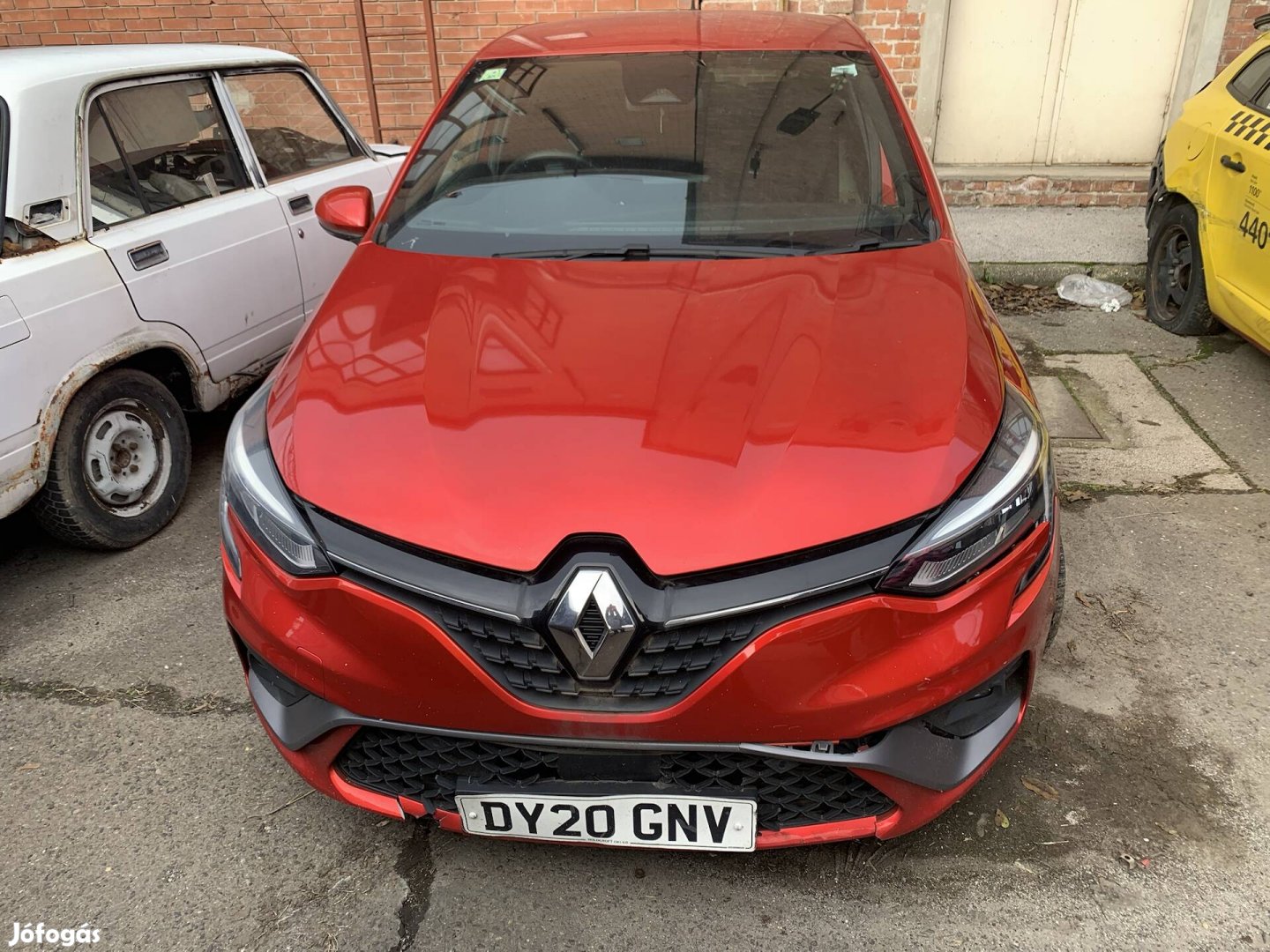 Renault clio v 5 ajtó fekete piros narancssárga színben