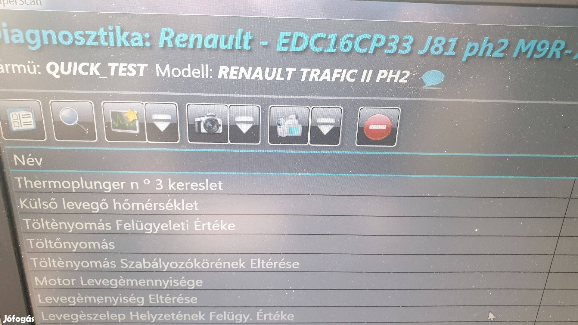 Renault diagnosztika , can clip hasonlóan