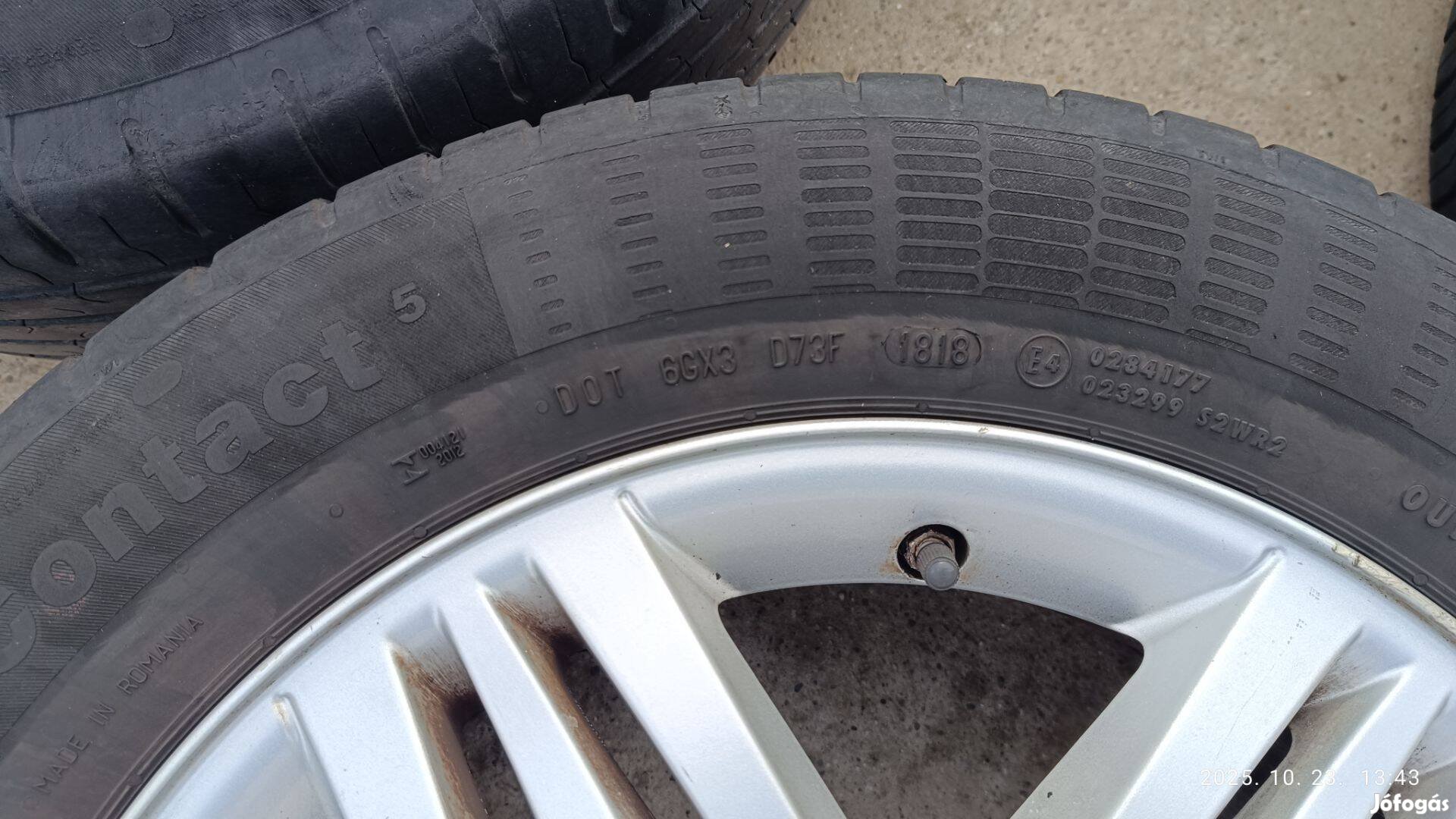 Renault gyári 16"-os alufelni