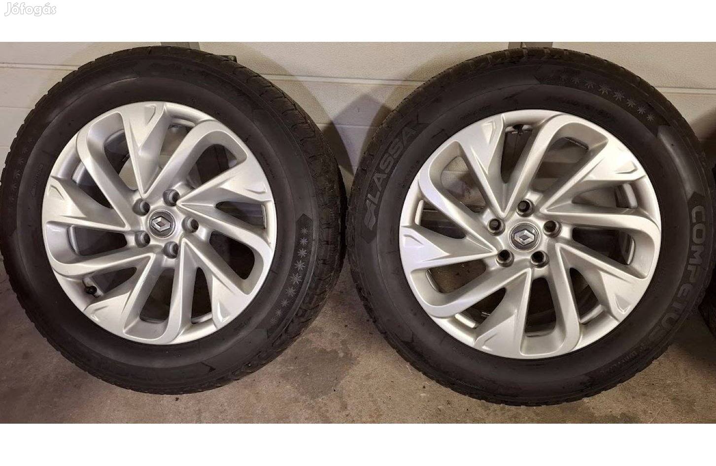 Renault gyári alufelni garnitúra 5X114,3 18" téli gumival