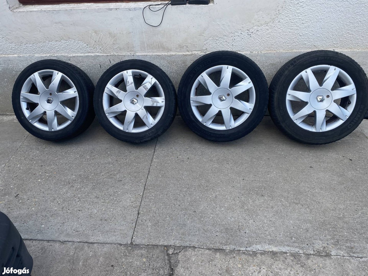 Renault gyári alufelni szett 17-es 4x100