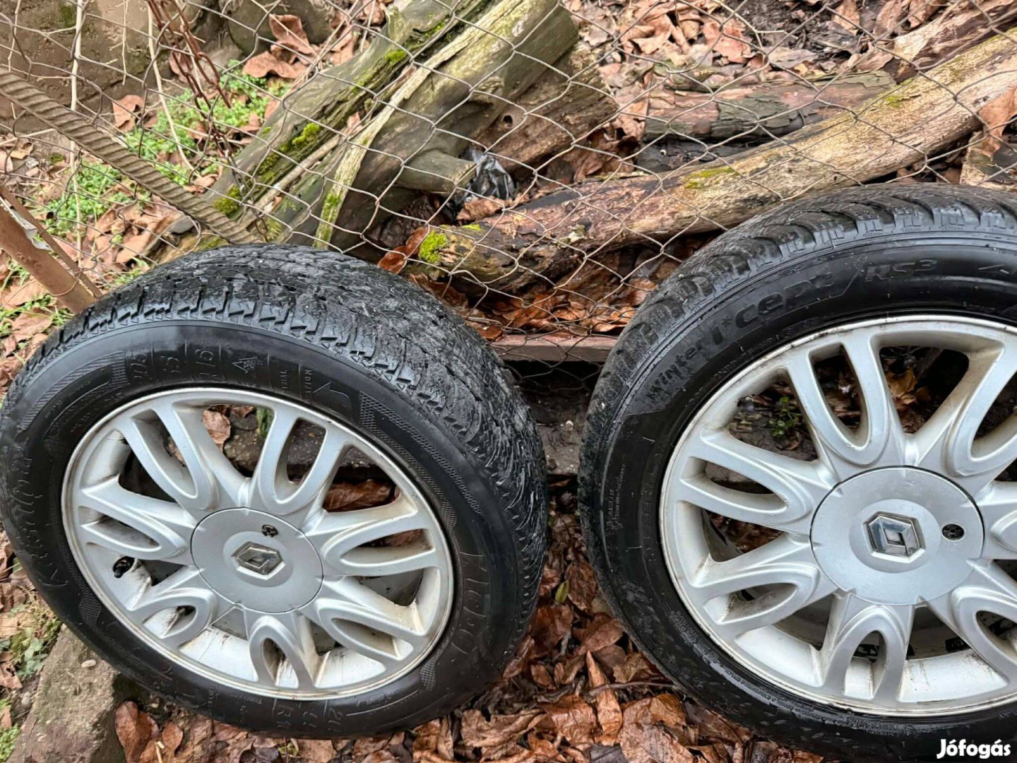 Renault gyári alufelni szett téli gumival