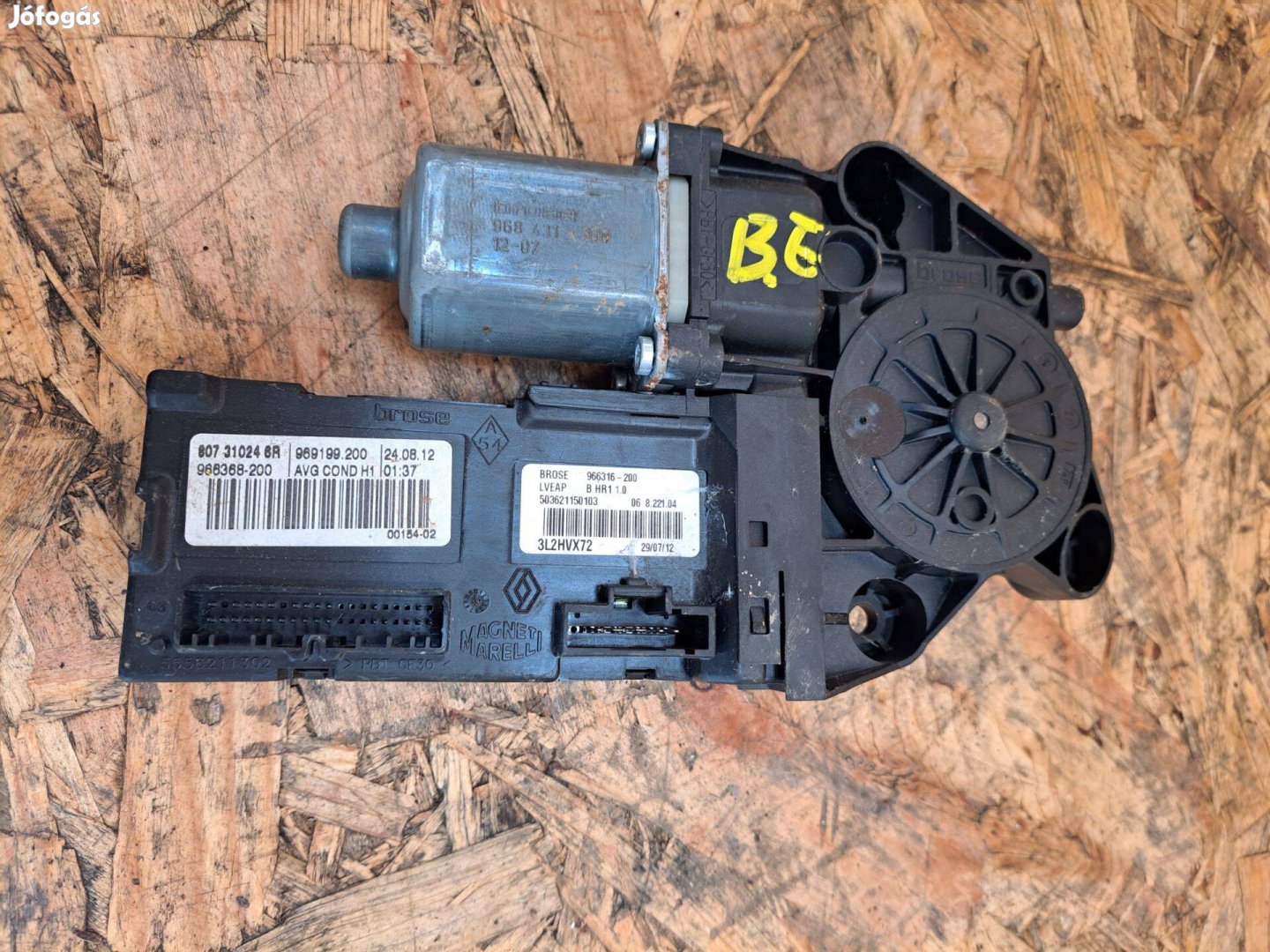 Renault megane III 2008-2015 bal első ablakemelő motor 968431100