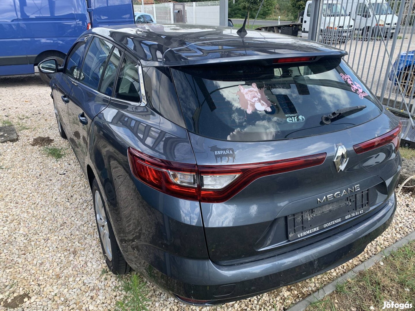 Renault megane IV 4 2016- ajtó sárvedő motor váltó lökhárító alkatrész