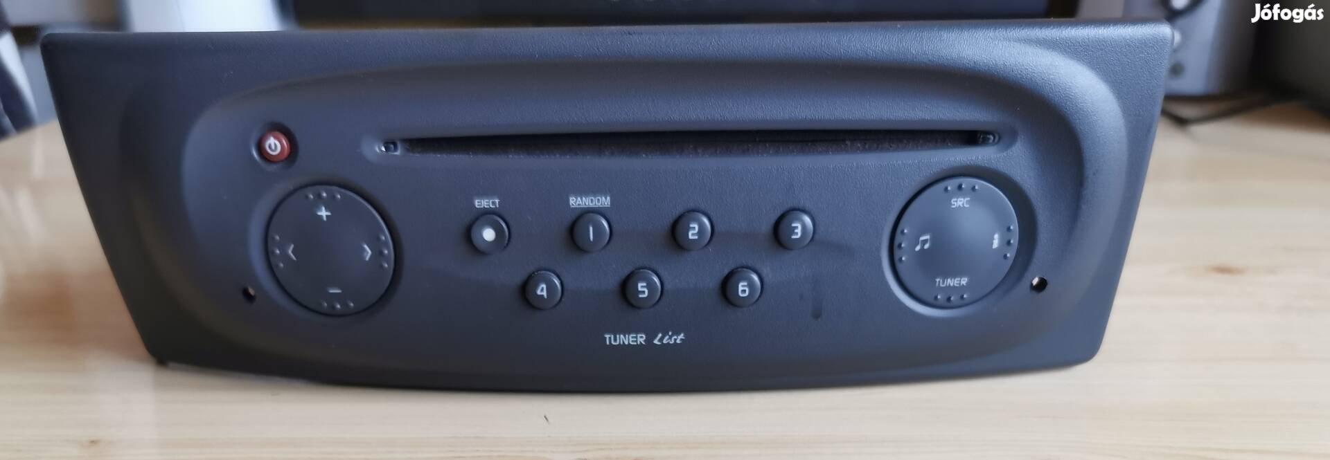 Renault tuner list gyári cd-s fejegység 
