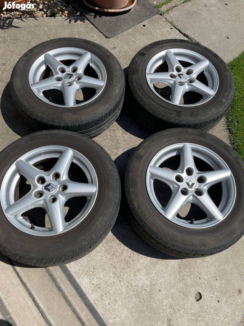 Renaultról 5x114,3 osztókörös alufelnis kerekek 15" méretben