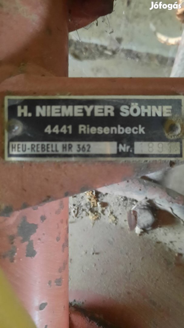 Rendkezelő 3.6 méter.