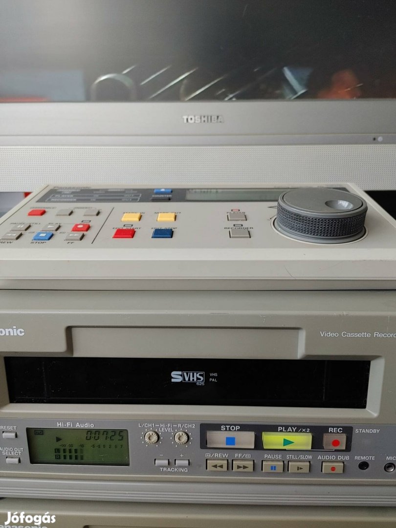 Rendkívül ritka 2db Panasonic AG-5700 S-VHS szett