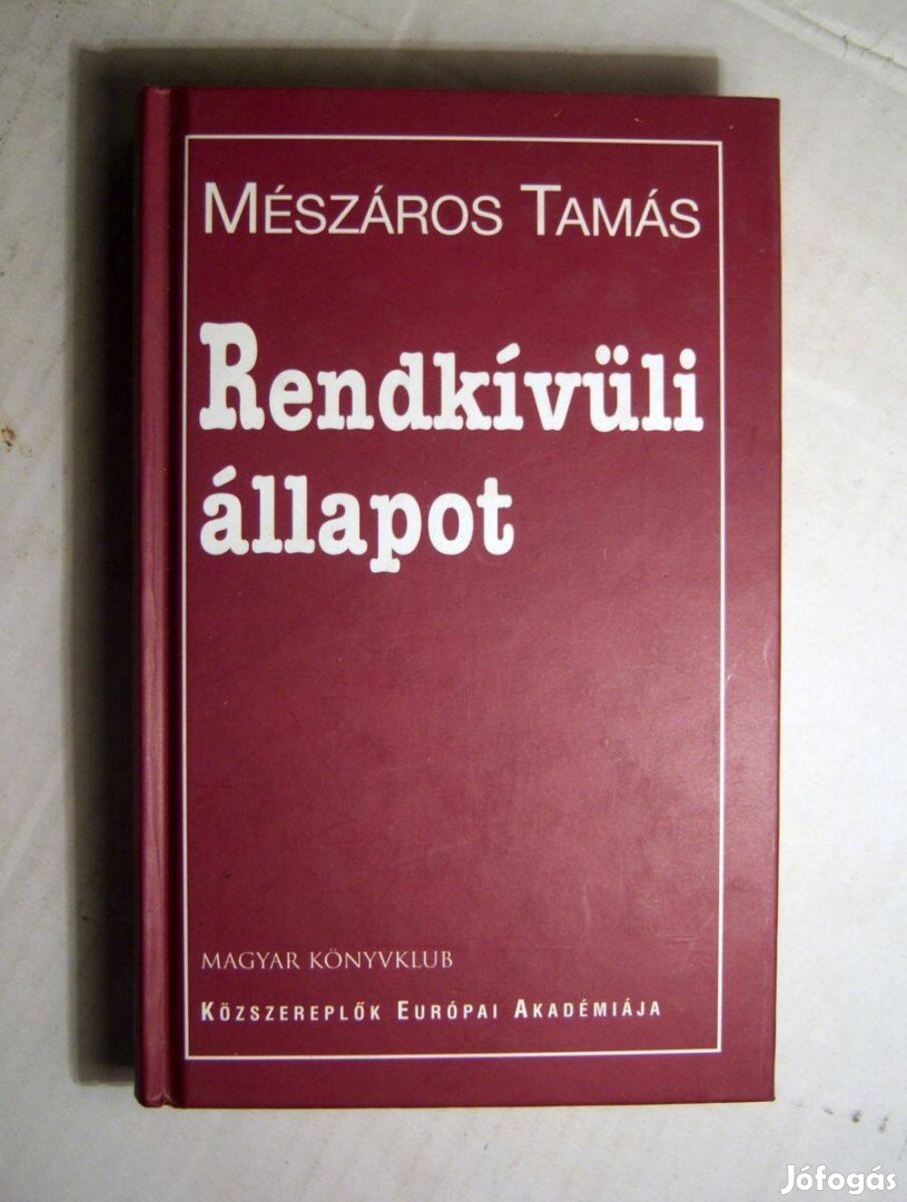 Rendkívüli Állapot (Mészáros Tamás) 2003 (foltmentes) 5kép+tartalom