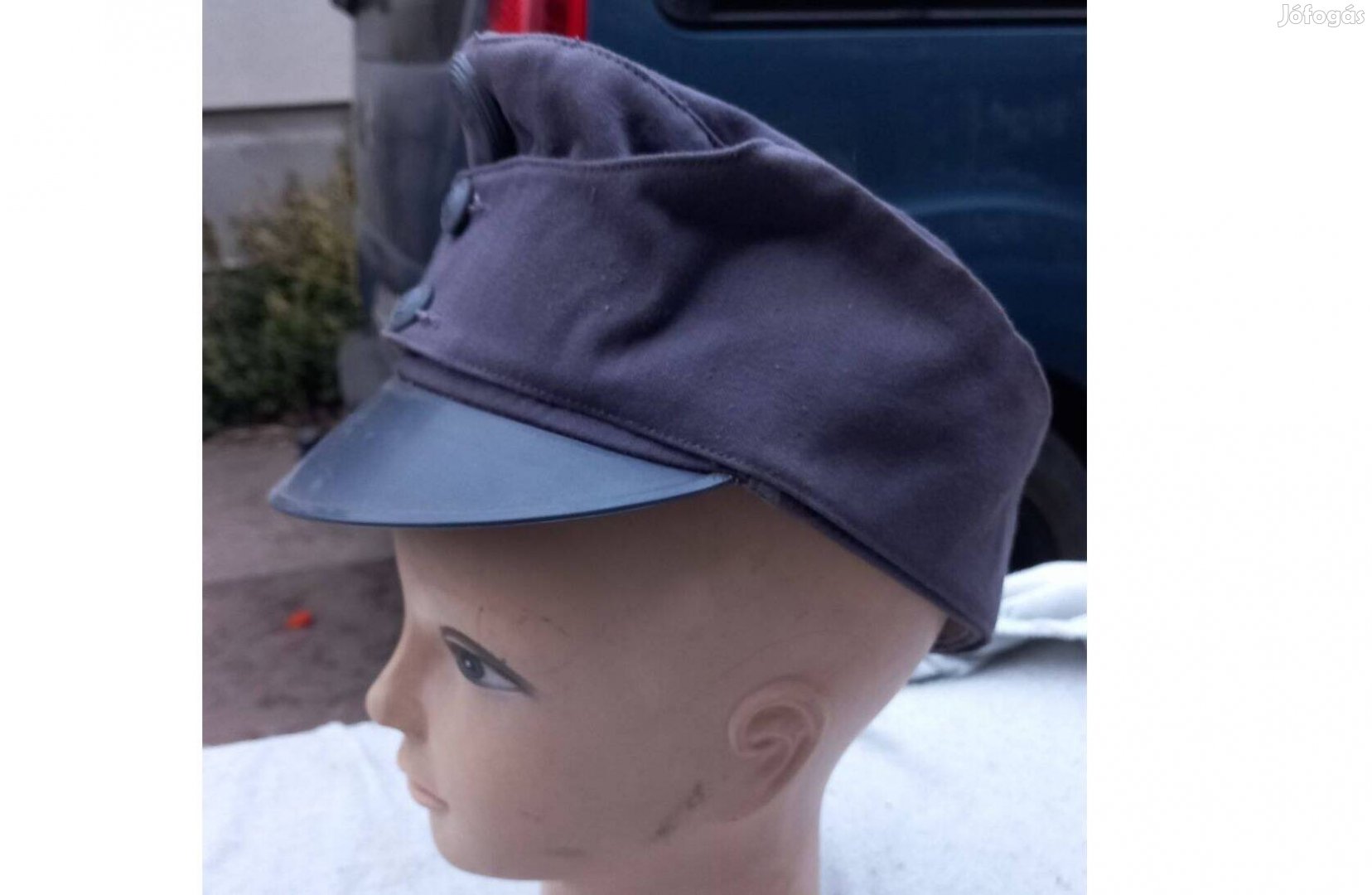 Rendőr gyakorló sapka a Kádár kori 56- os