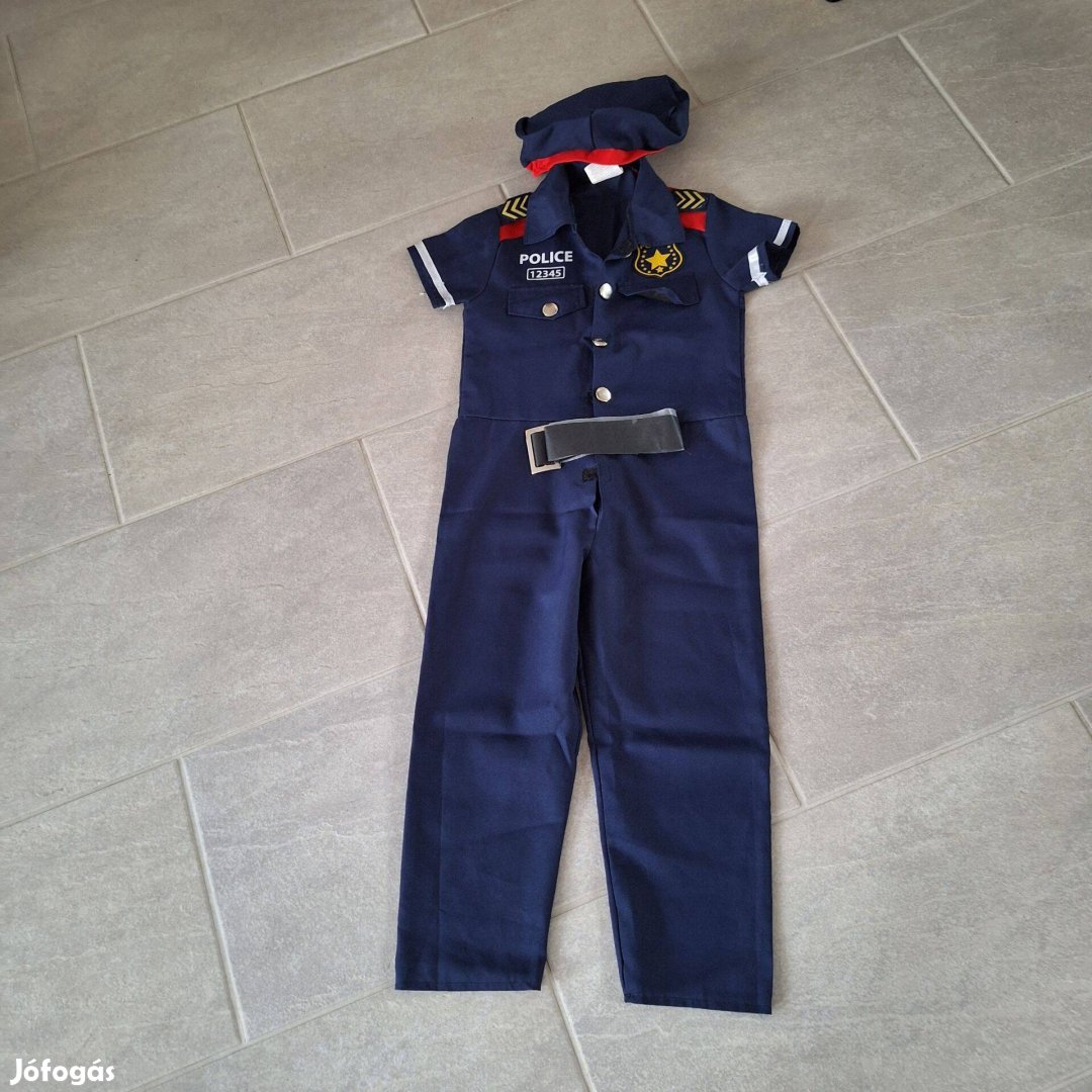 Rendőr jelmer 7-8 évesre