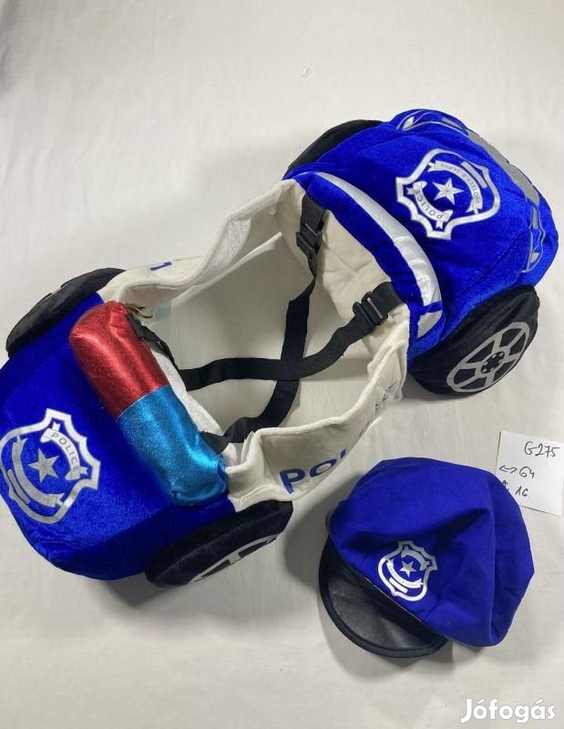 Rendőr jelmez, Rendőr autó jelmez G275