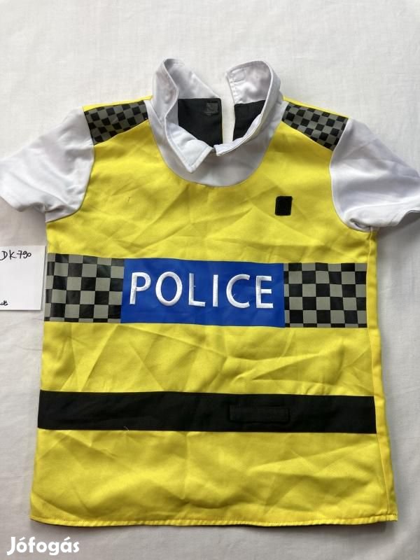 Rendőr jelmez, kifordítható DK790