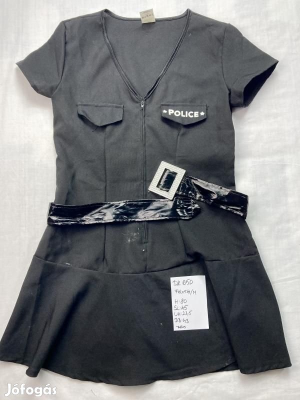 Rendőr jelmez, női rendőr jelmez, felnőtt jelmez DK650