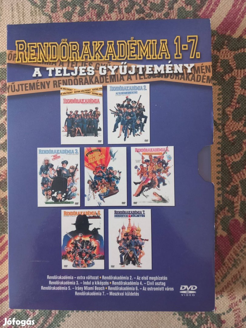 Rendőrakadémia 1-7 DVD Gyűjtemény