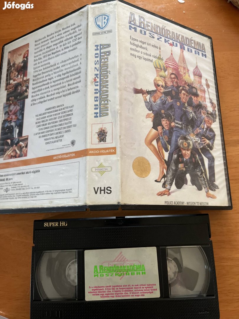 Rendőrakadémia Moszkvában vhs