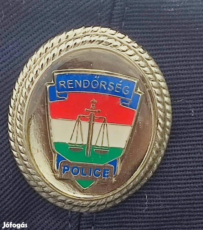 Rendőrségi tiszthelyettesi tányérsapka