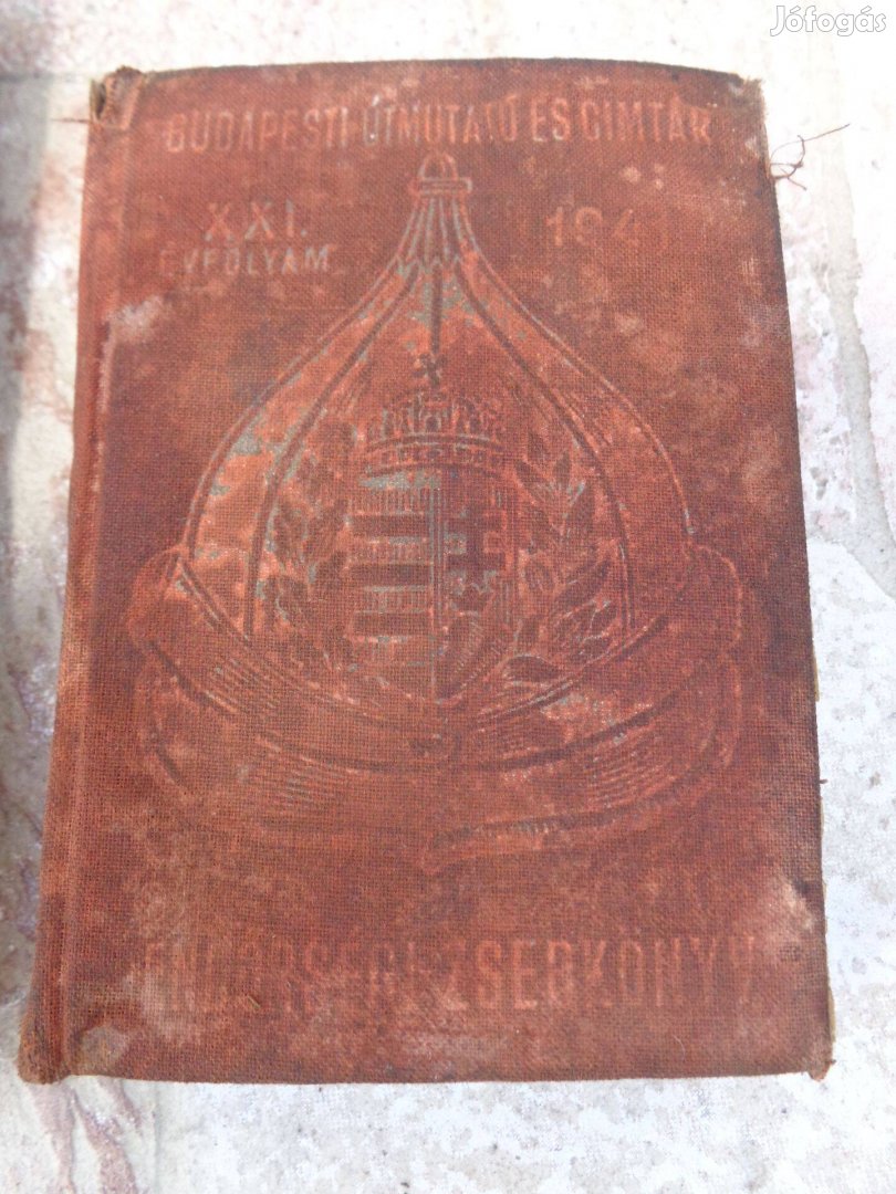 Rendőrségi zsebkönyv 1941 eladó