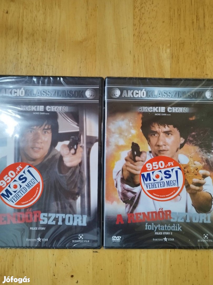 Rendőrsztori 1-2 dvd Jackie Chan Bontatlan 