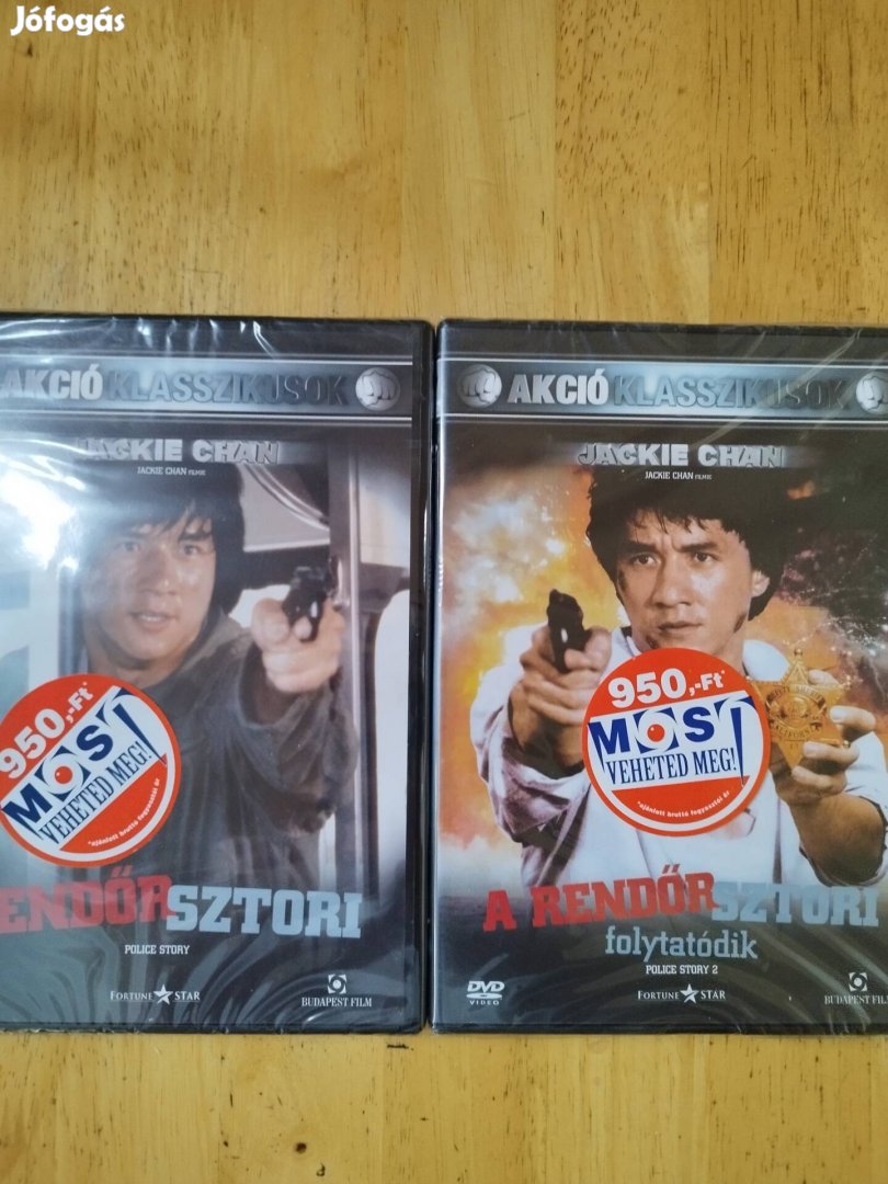 Rendőrsztori 1-2 dvd Jackie Chan Új 