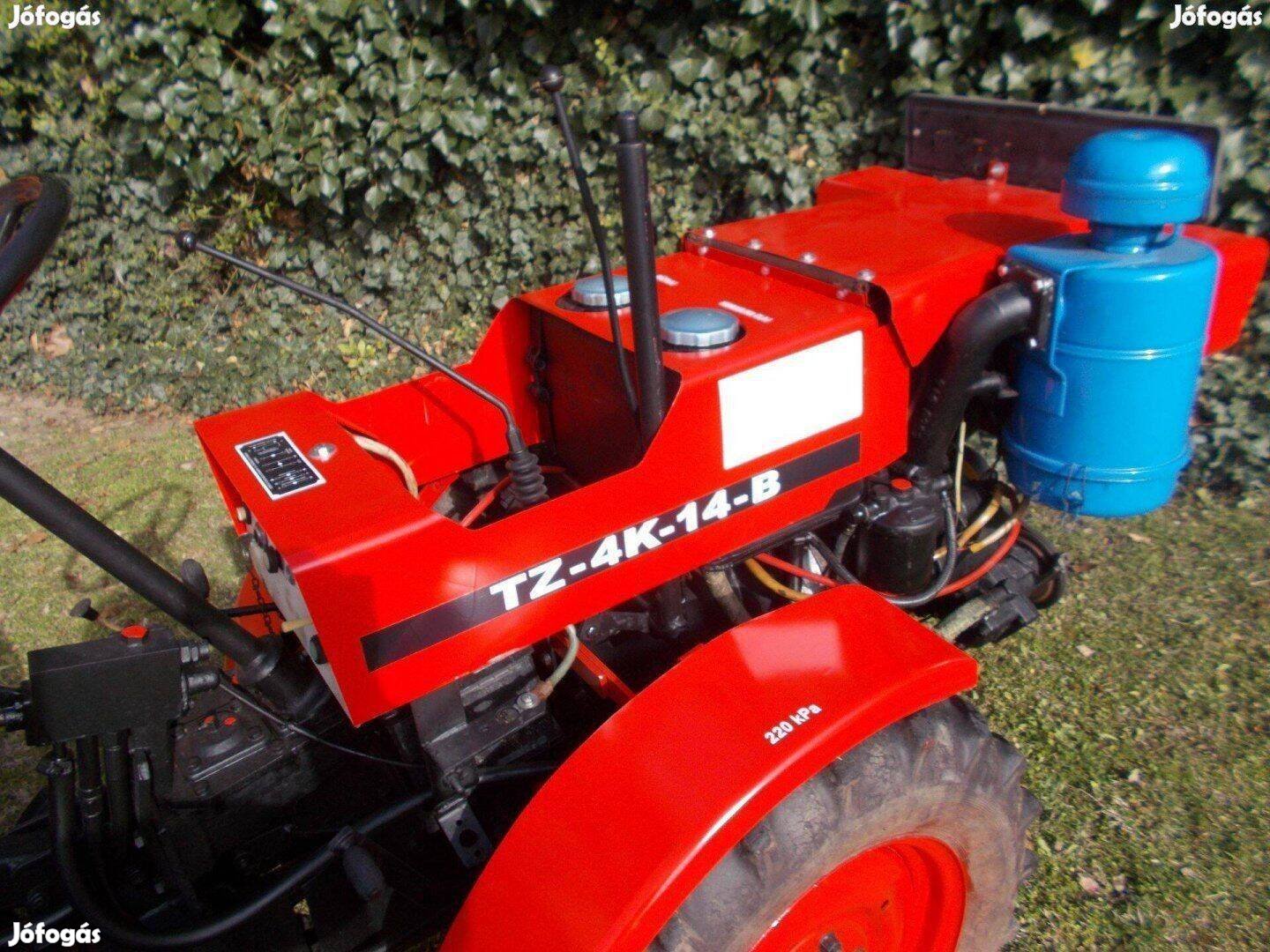 Rendszámos tz4k14b tzk t4k tz4k kertigép traktor kistraktor egy törzs