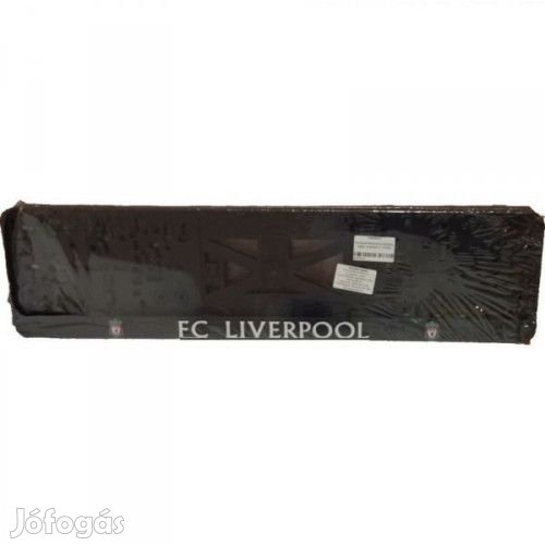 Rendszámtábla tartó, 3D feliratos, logós, Liverpool FC (P329)