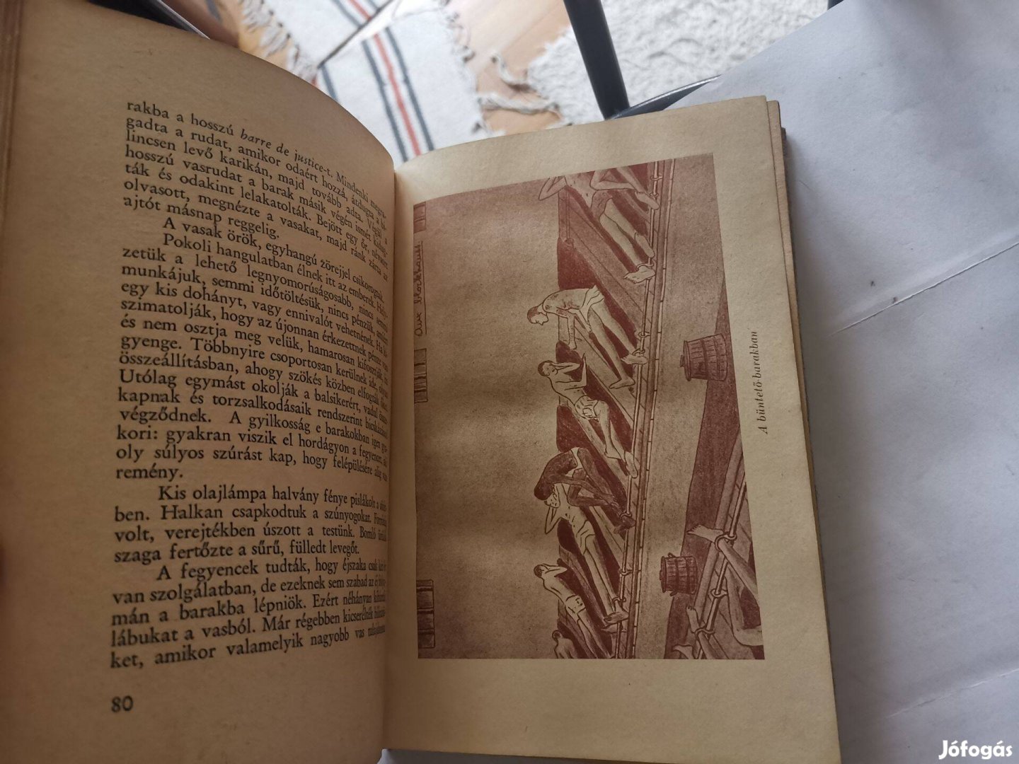 René Belbenoit - Száraz guillotine - antik, rajzos kiadás