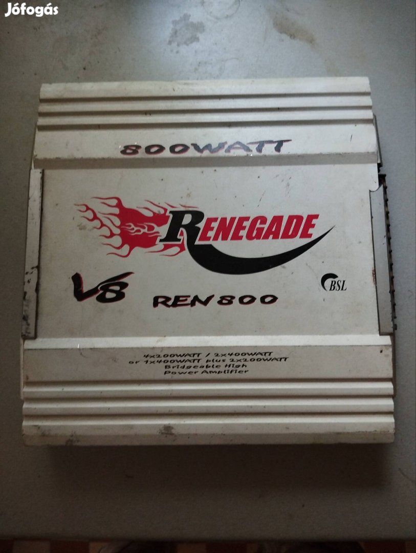 Renegade v8 ren800 autóerősítő 