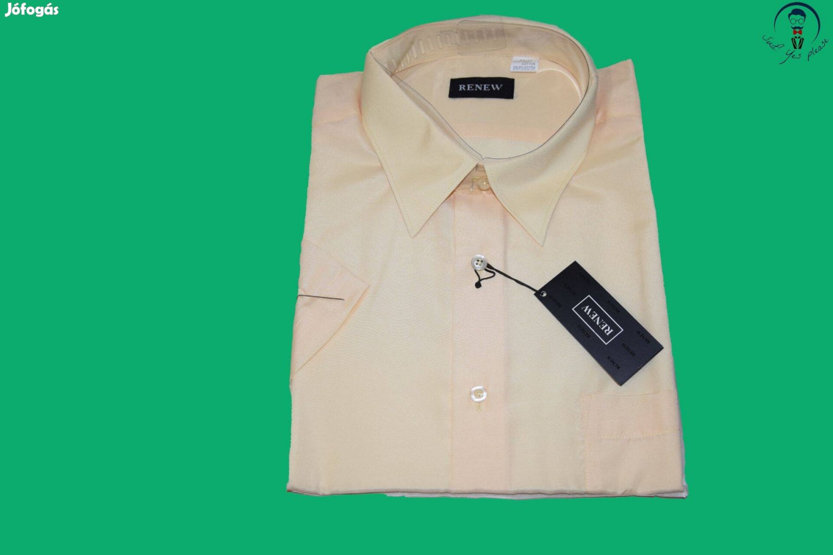Renew új, rövid ujjú férfi ing 5 (méret:46-XXL)