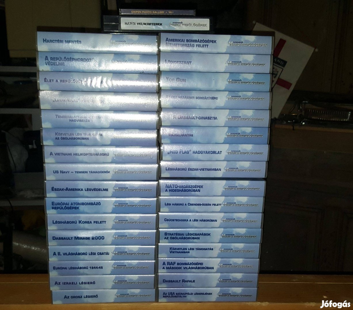 Rengeteg Eredeti Vadászgépek VHS Kazetta Kazetták