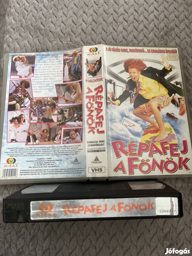 Répafej a főnök vhs nagytok vigjáték